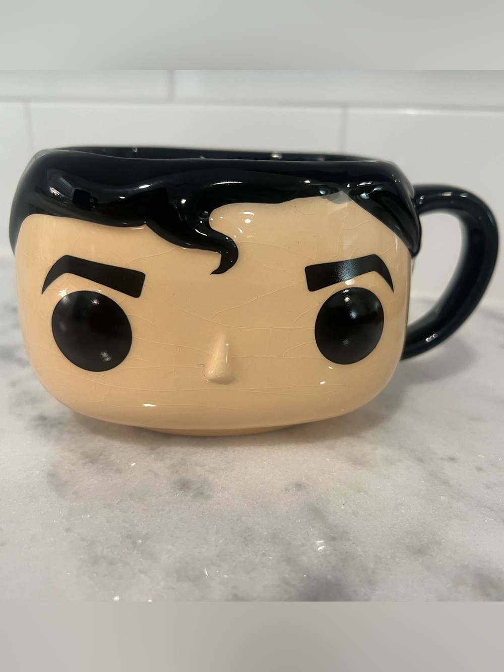 DC Comics Superhero Funko Pop! Home Superman Face Ceramic Mug